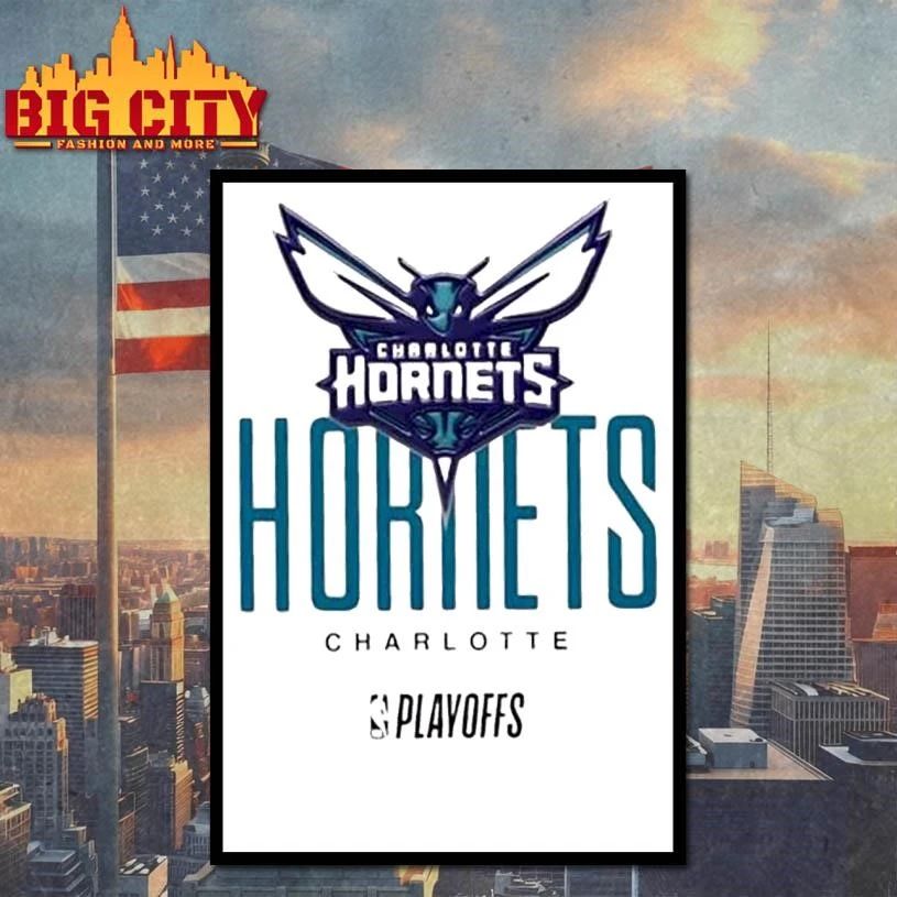 NBA Playoffs Charlotte Hornets Basketball Logo Shirt