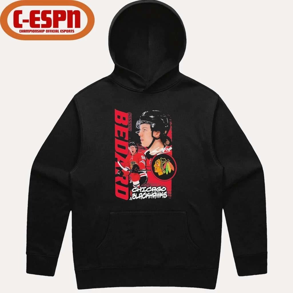 Connor Bedard Chicago Blackhawks Vintage Playmaker T-Shirt