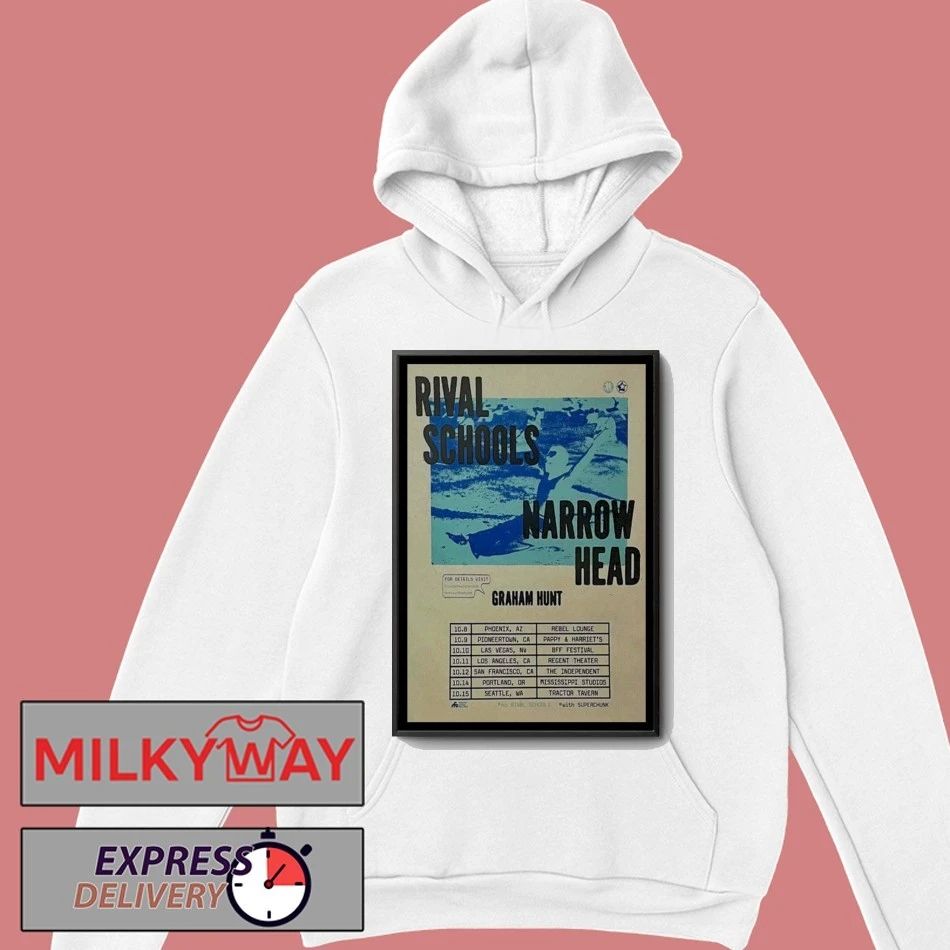 Rival Schools Narrow Head Graham Hunt Poster shirt
