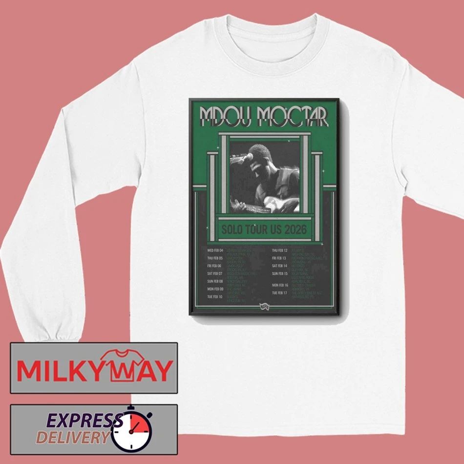 Mdou Moctar Solo Tour US 2026 Poster shirt