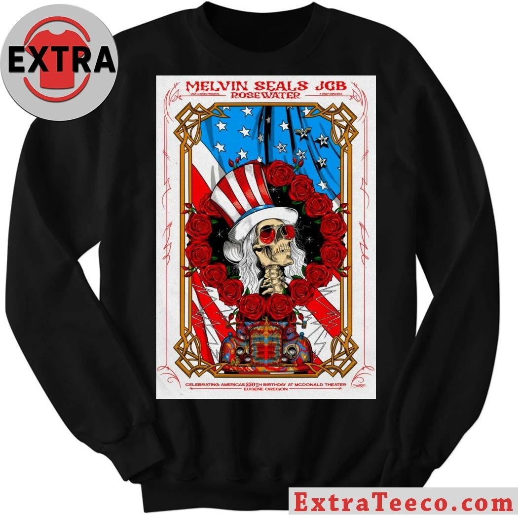 Melvin Seals And JGB Eugene OR 7 4 2026 Poster T-Shirt