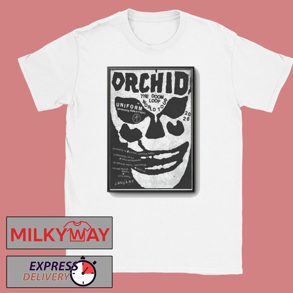 Orchid 2026 The Doom Loop Tour Poster shirt