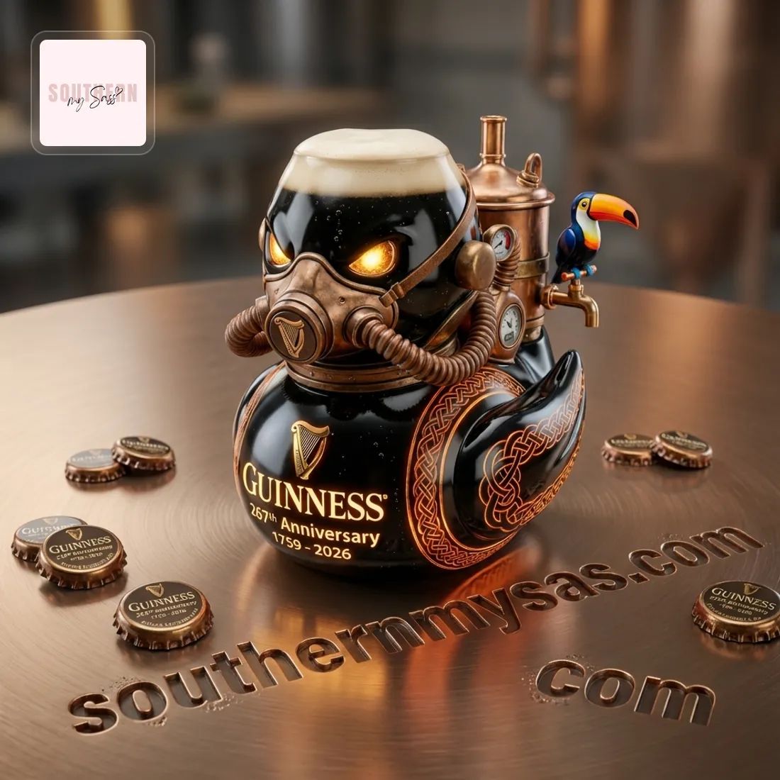 Guinness 267th Anniversary Steampunk Rubber Duck