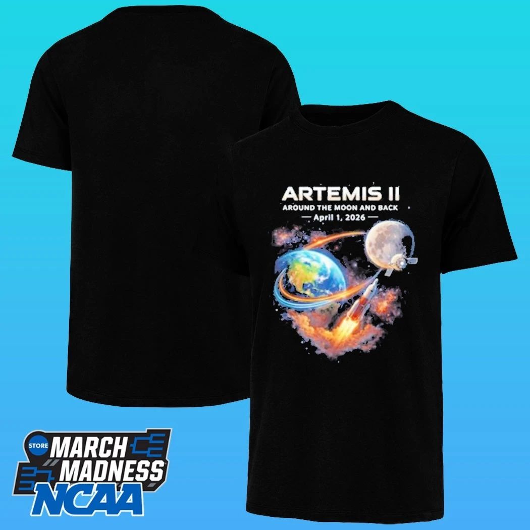 Artemis Ii Rocket Space Launch Back To The Moon Mission 2026 Shirt