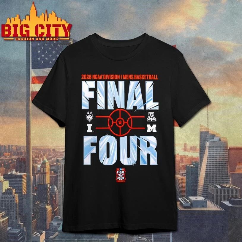 2026 NCAA Men’s Basketball Tournament March Madness Final Four Bracket College Shirt