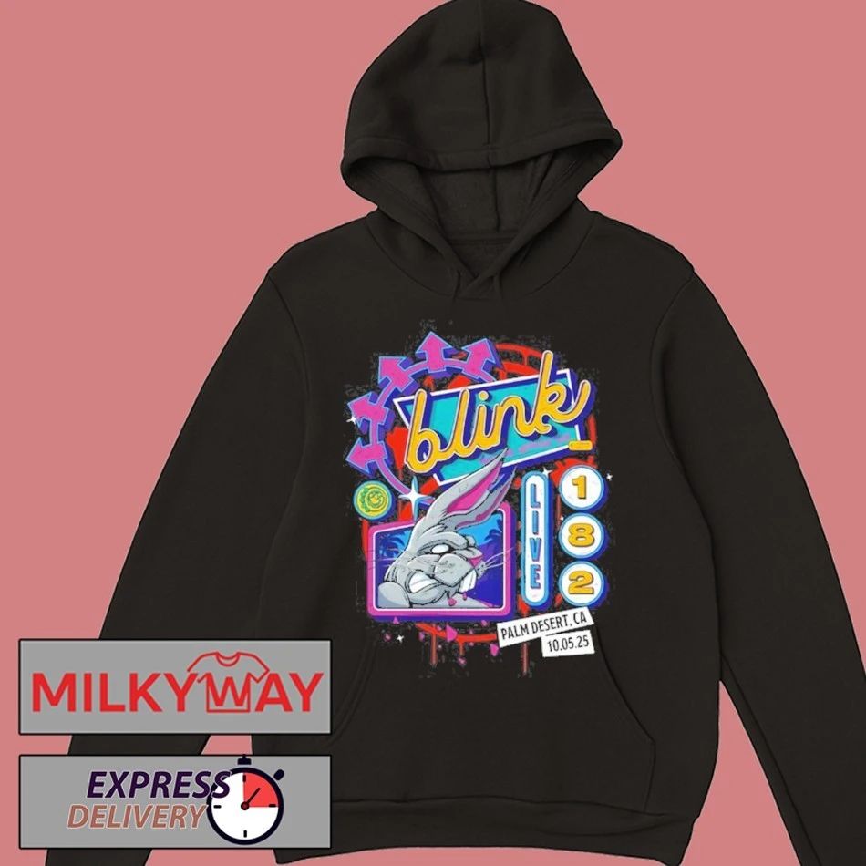 Blink-182 Oct 10 2025 Palm Desert, CA Event Shirt