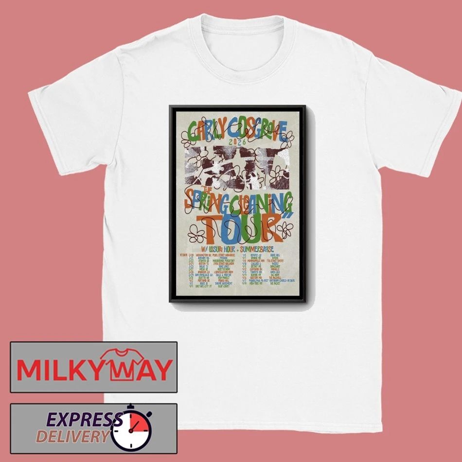Carly Cosgrove Poster The Spring Cleaning Tour 2026 shirt