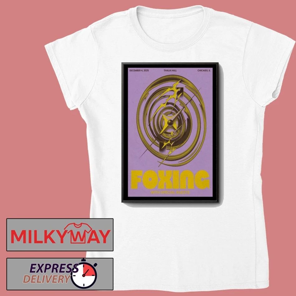 Foxing 04 Dec 2025 Chicago, IL, Thalia Hall Poster shirt