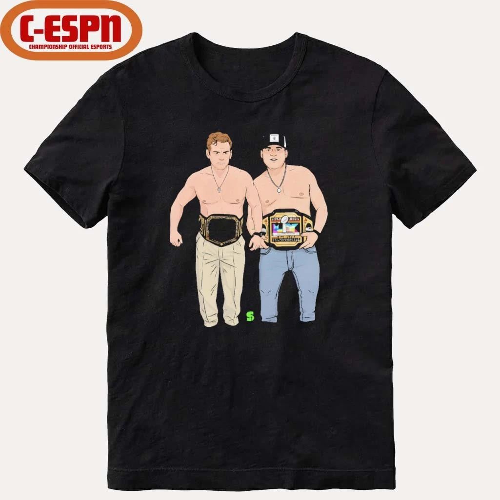 John Schneider Before & After SB Champs Belt Shirt