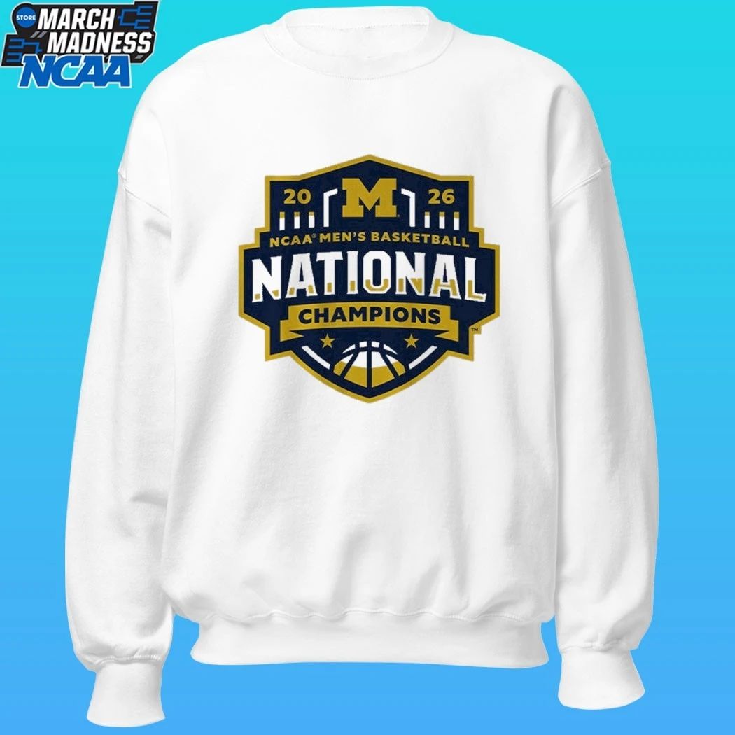 Michigan Wolverines MBB 2026 National Champions Logo Shirt