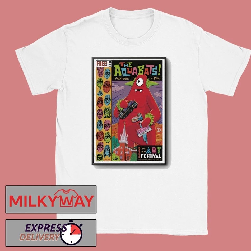 The Aquabats April 3 2026 St. George, UT Poster shirt