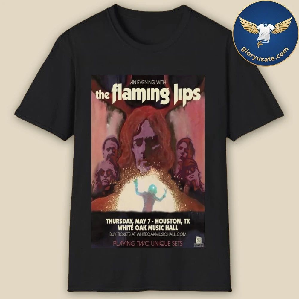 The Flaming Lips May 7 2026 Houston, TX Poster Shirt