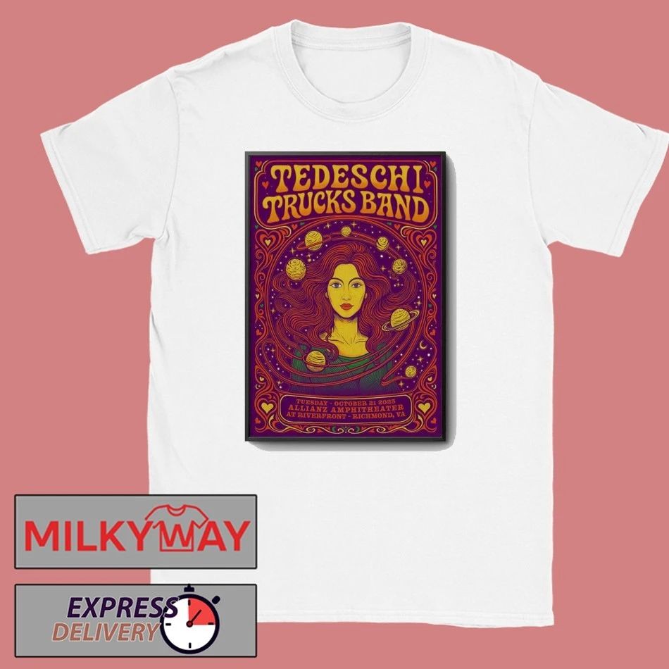 Tedeschi Trucks Band Oct 21 2025 In Richmond VA Poster shirt