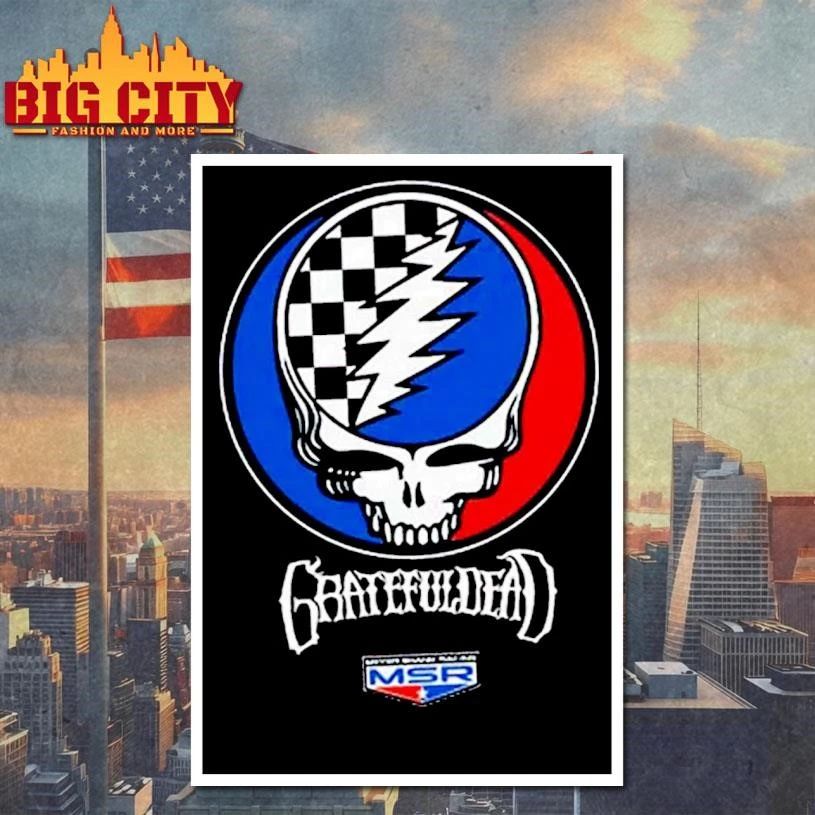 MSR x Grateful Dead Merch Dead Checkers Graphic Shirt