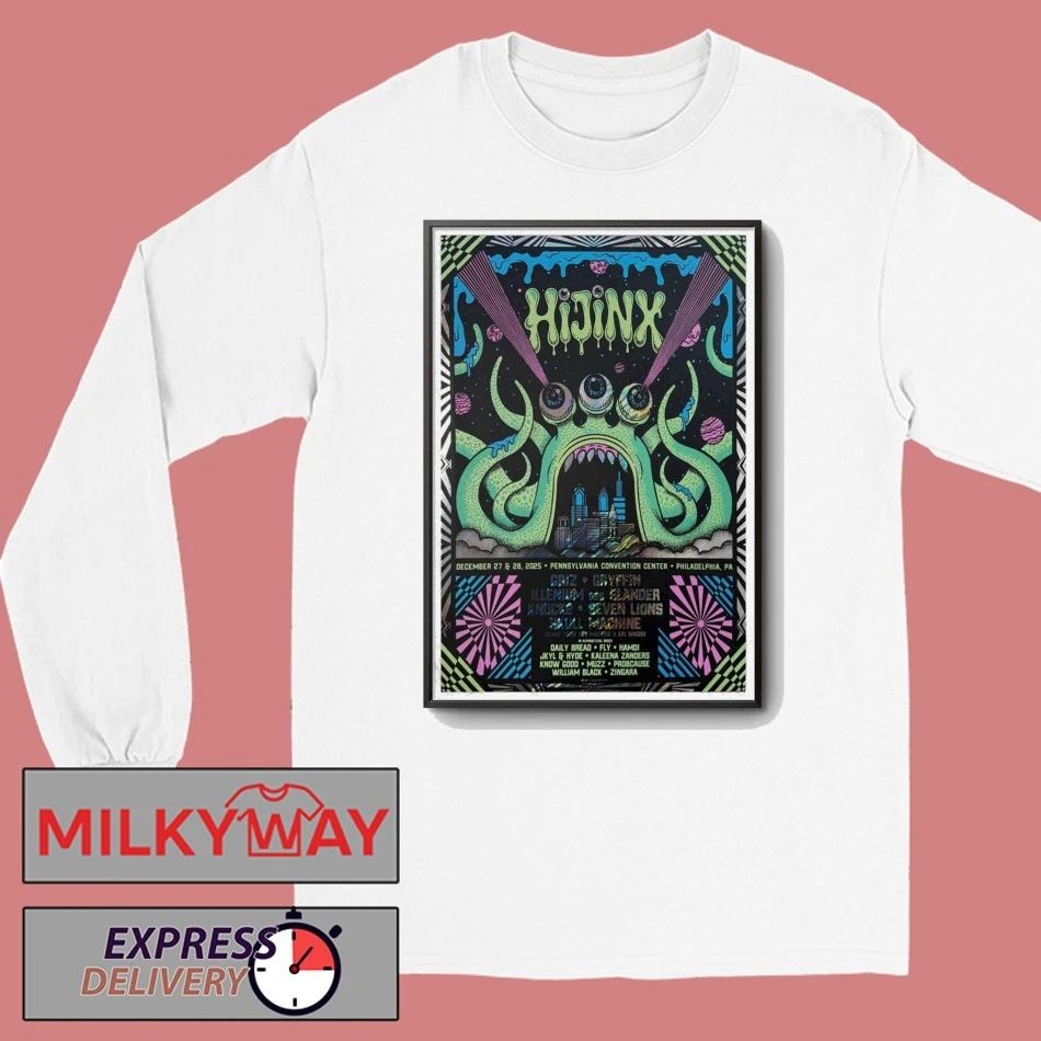 HIJINX Philadelphia Poster 12.28.2025 shirt