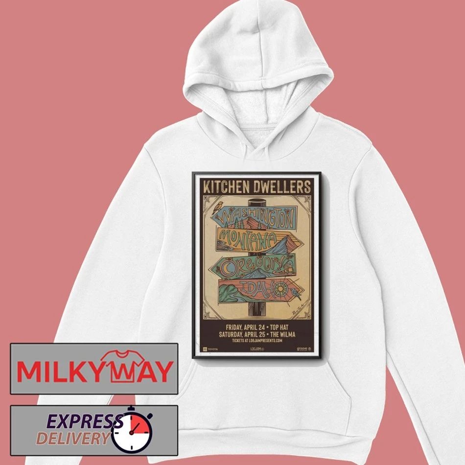 Kitchen Dwellers Apr 24 2026 Poster shirt