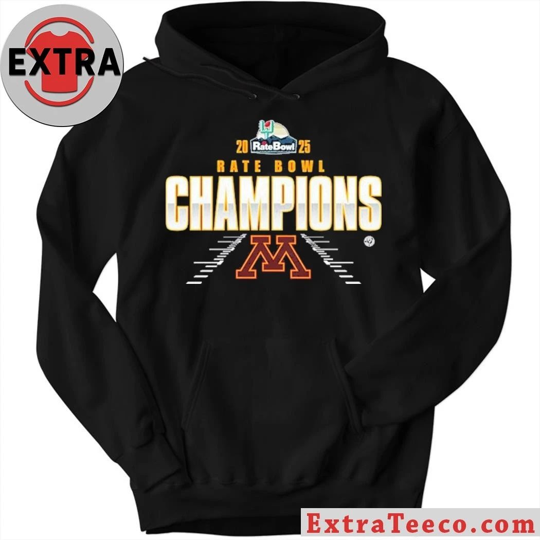 Minnesota Golden Gophers Rate Bowl Champions T-Shirt for the 2025 event