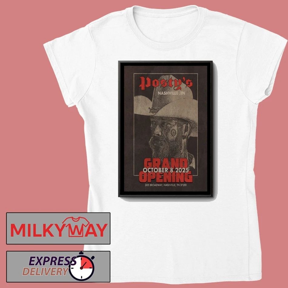 Post Malone Posty’s Bar in Nashville, TN October 8, 2025 Poster shirt