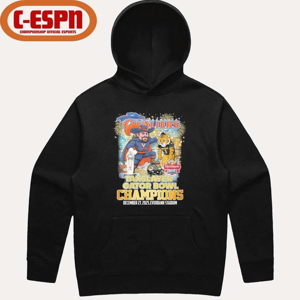 Virginia Cavaliers Mascot Gator Bowl Champions Shirt