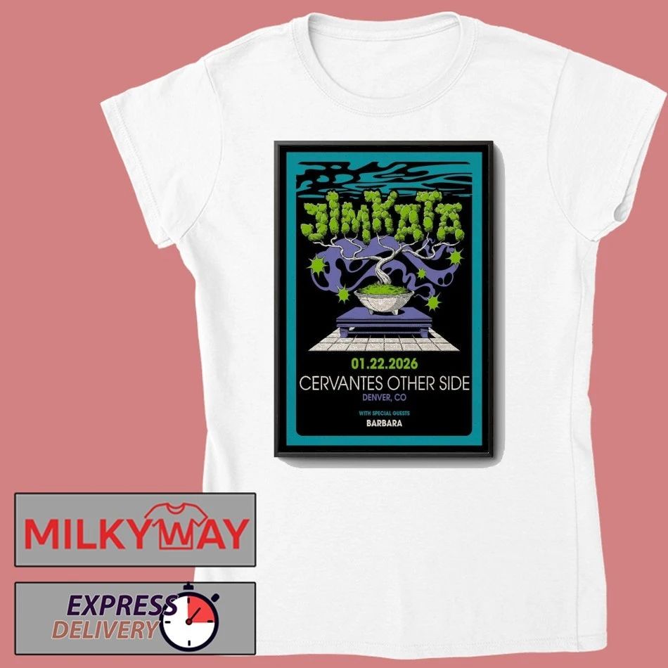 Jimkata Denver CO Concert Jan 22 2026 Poster shirt