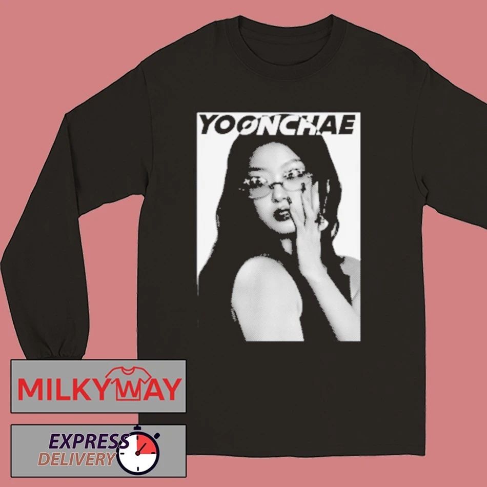 Katseye Yoonchae Black Shirt