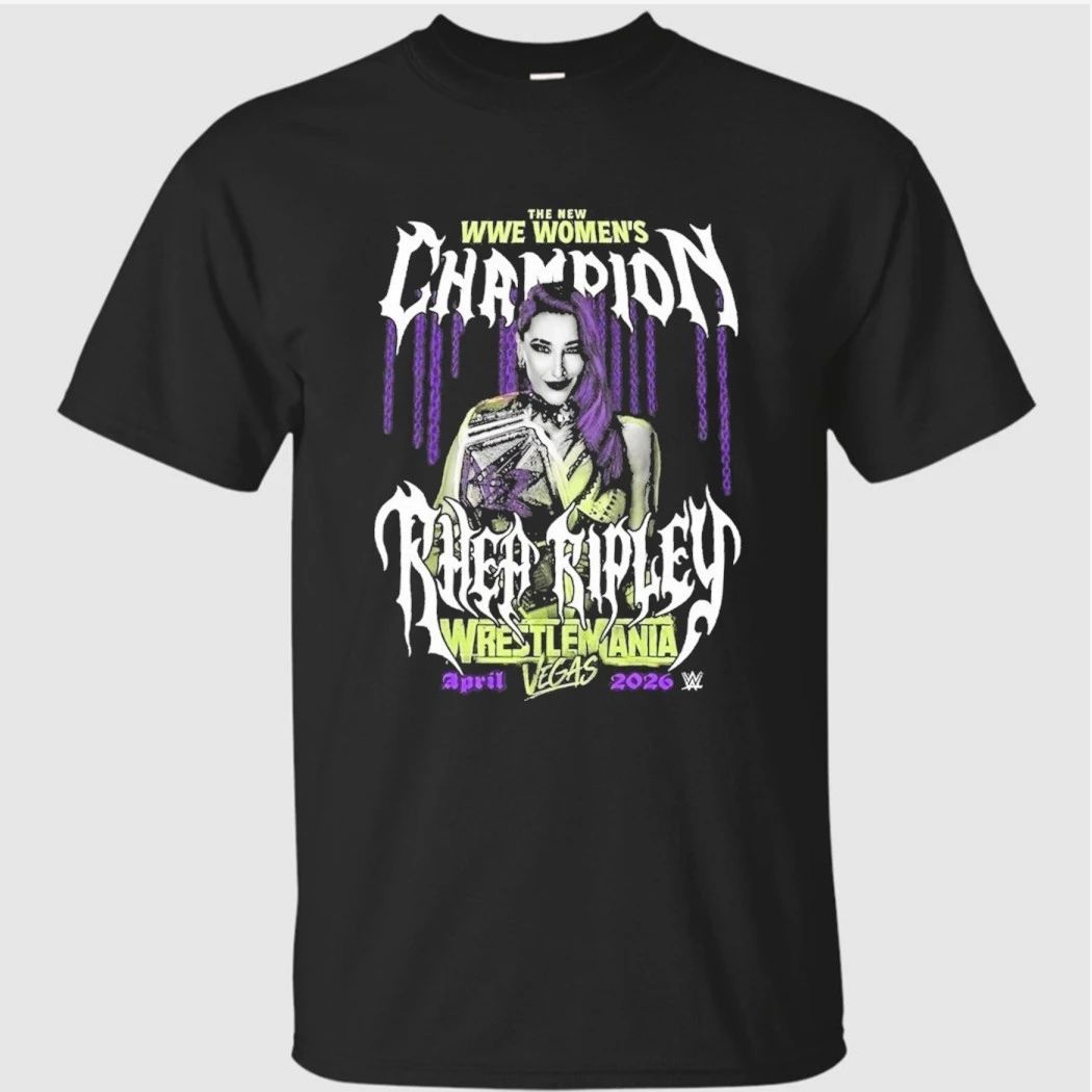 Rhea Ripley WrestleMania Vegas 2026 Champion Shirt