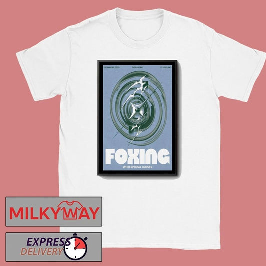 2025 Foxing St. Louis, MO Tour Poster shirt