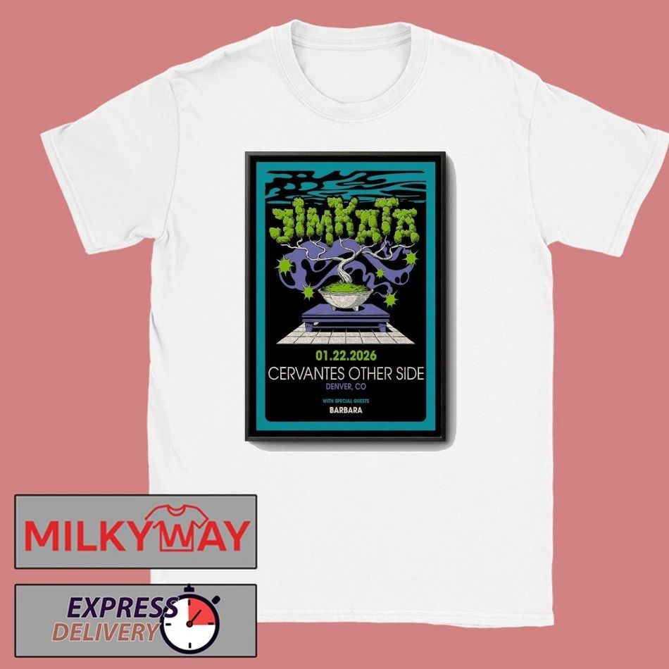 Jimkata Denver CO Concert Jan 22 2026 Poster shirt