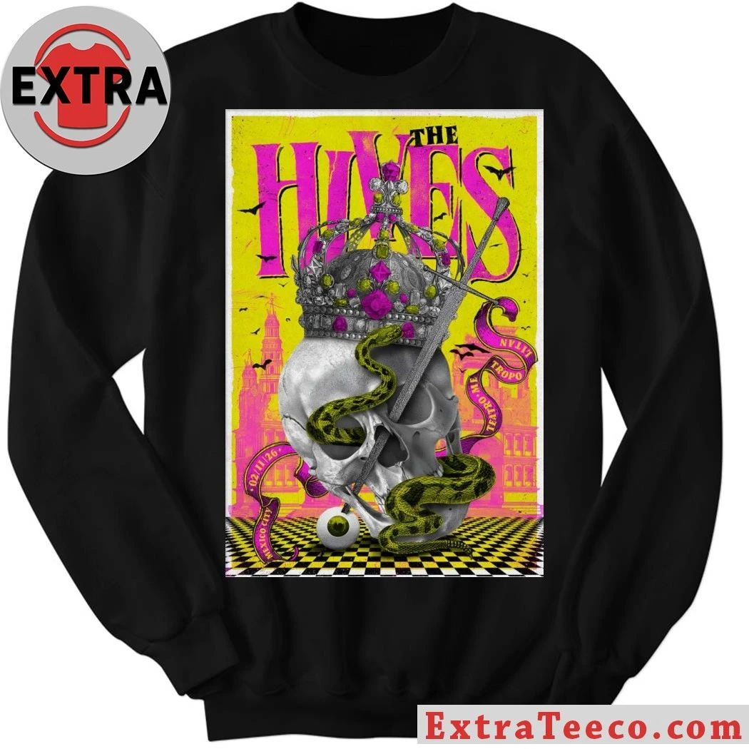 The Hives Teatro Metropólitan Mexico Feb 11 2026 Poster Shirt
