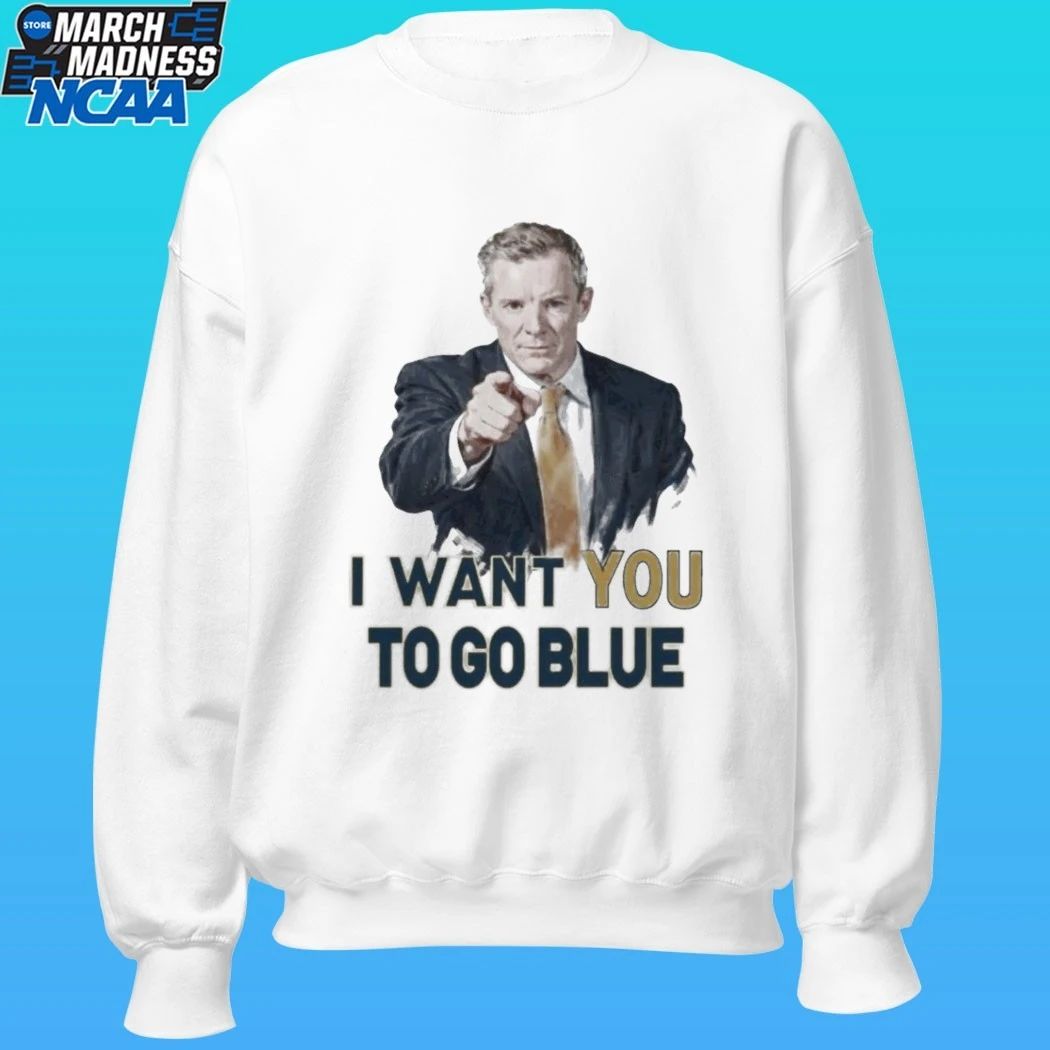 Michigan Basketball Dusty May I Want You To Go Blue Shirt