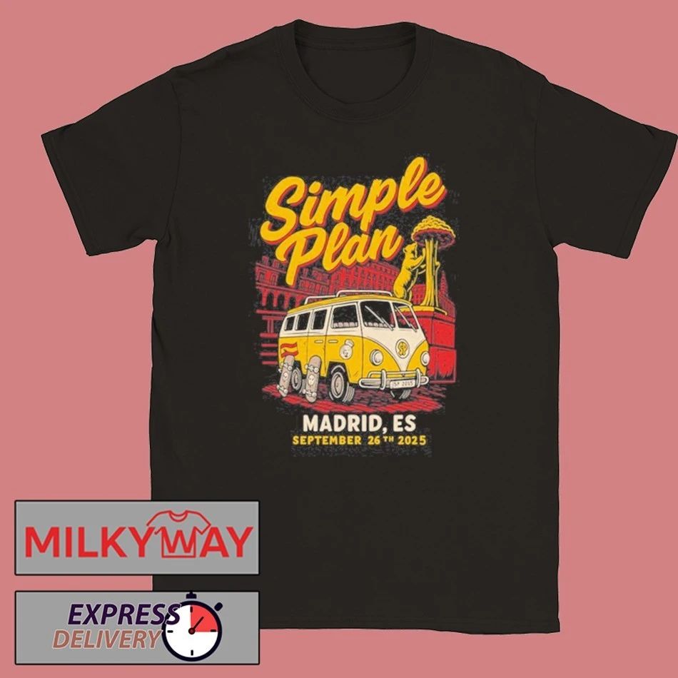 Simple Plan Sep 26 2025 Madrid, Spain, Palacio Vistalegre Shirt