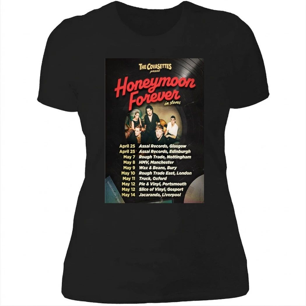 The Covasettes Honeymoon Forver 2026 Poster Shirt