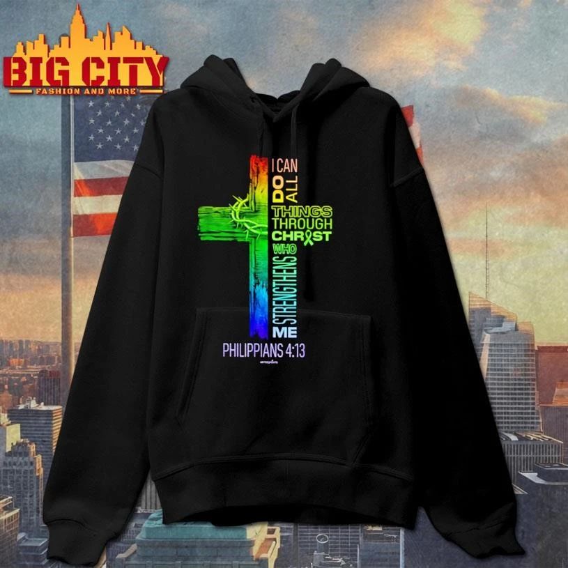 I can do all things through chirtst cross shirt