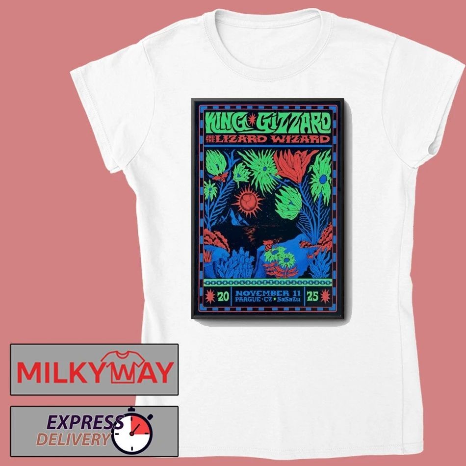 King Gizzard And The Lizard Wizard In Prague CZ On Nov 11 2025 Poster shirt