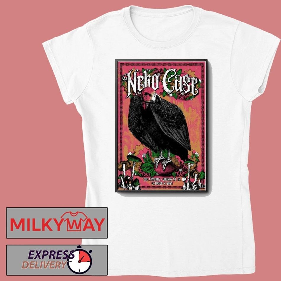 Neko Case Oct 9 2025 The Caverns in Pelham TN Poster shirt
