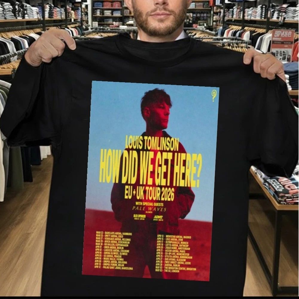 Louis Tomlinson Tour EU & UK 2026 Poster Shirt