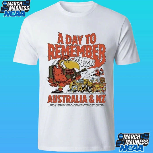 A Day To Remember Australia And Nz Tour 2026 Shirt