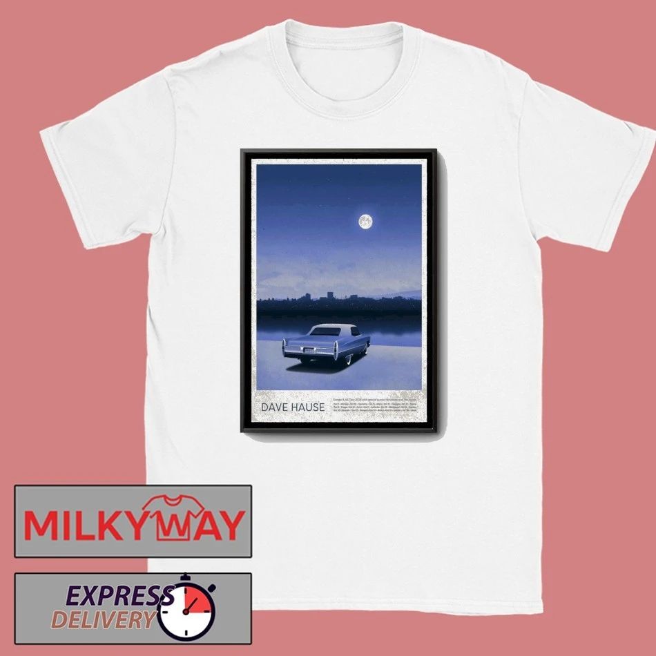 Dave House Europe & UK Tour 2025 Poster shirt