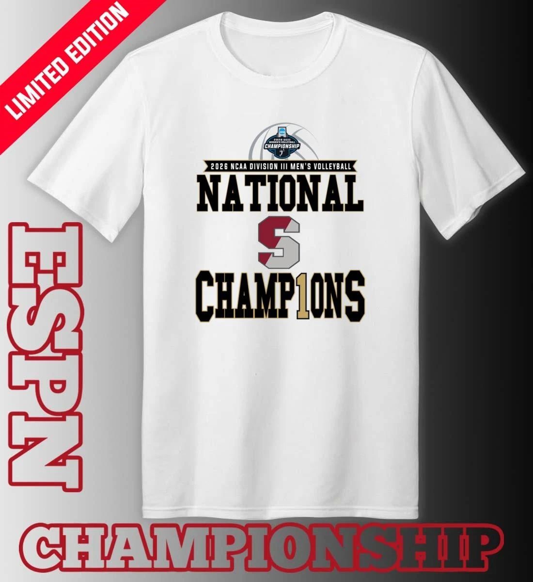 Springfield Pride 2026 NCAA DIII Men’s Volleyball National Champions Locker Room T-Shirt