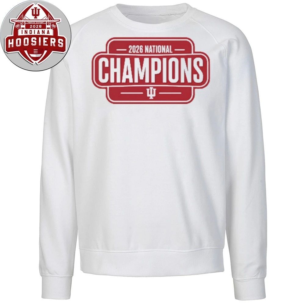 Indiana Champions 2026 National Logo Tee Shirt