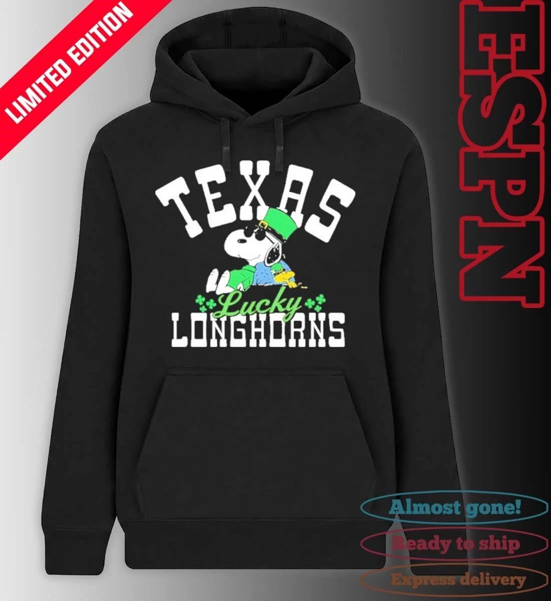 The Peanuts Texas Longhorns St. Patrick’s Day shirt