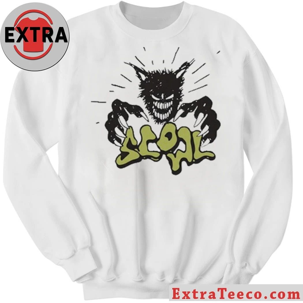 Scowl Cartoon Wolf 2026 T-Shirt