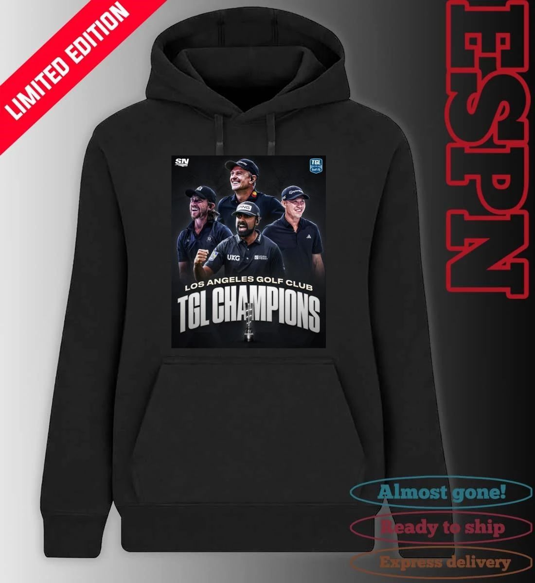 Los Angeles Golf Club TGL Champions Poster T-Shirt
