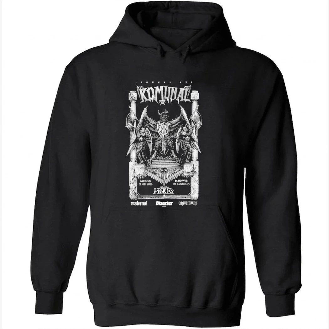 Komunal 31 mei 2026 Live in Bandung Concert Shirt