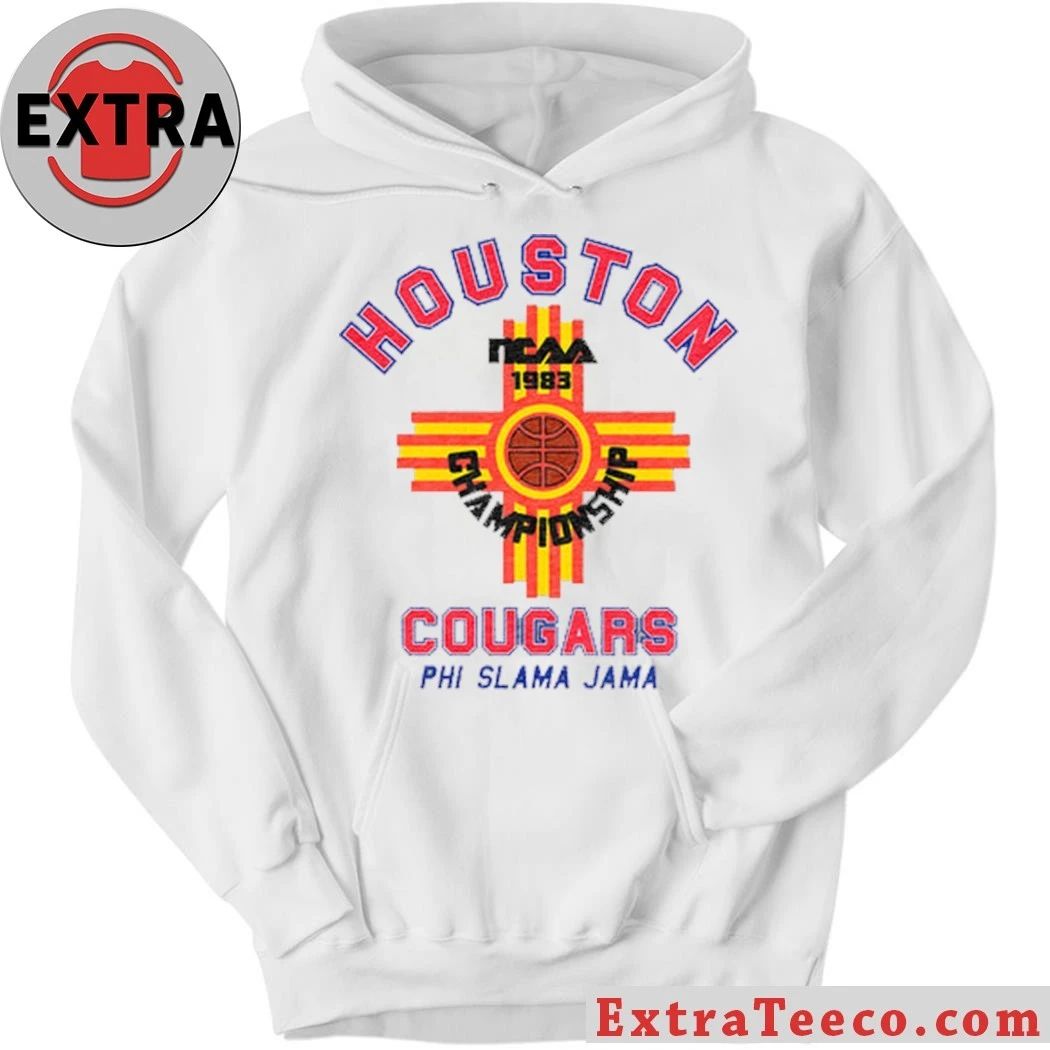 Houston Cougars NCAA ’83 Championship Cougars Phi Slama Jama Final Four Heritage Logo Shirt