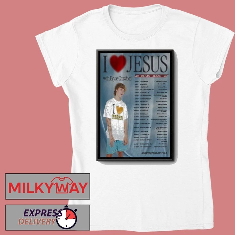 Bryce Crawford US Tour 2025 Poster shirt