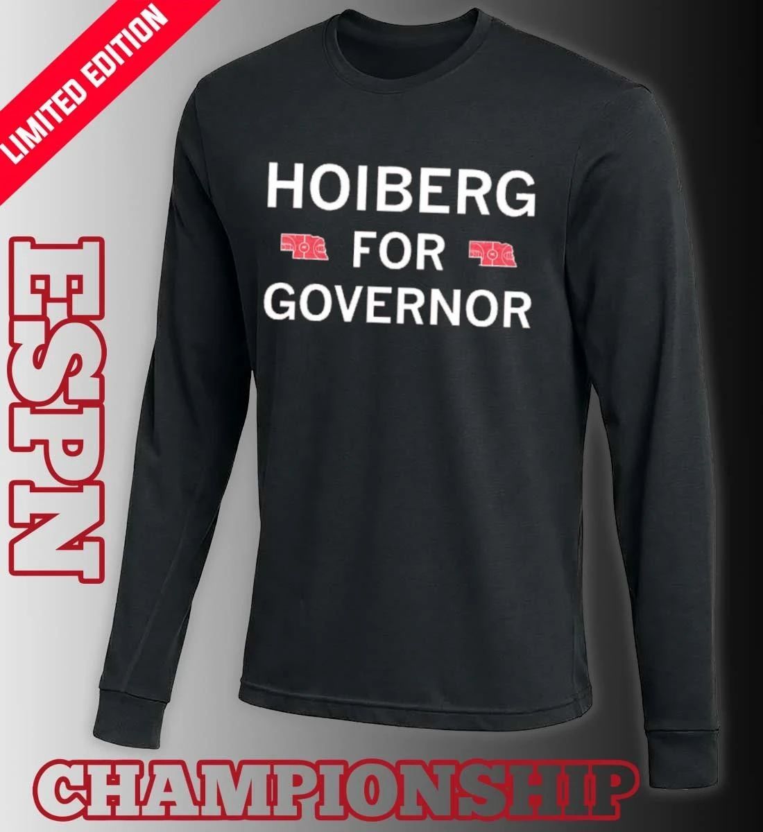 Nebraska Hoiberg For Governor Shirt.