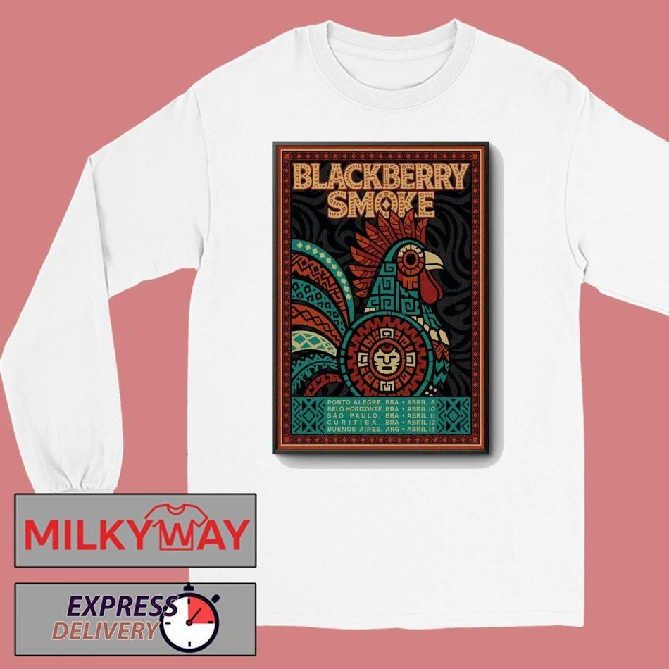Poster Blackberry Smoke Brazil And Argentina shirt