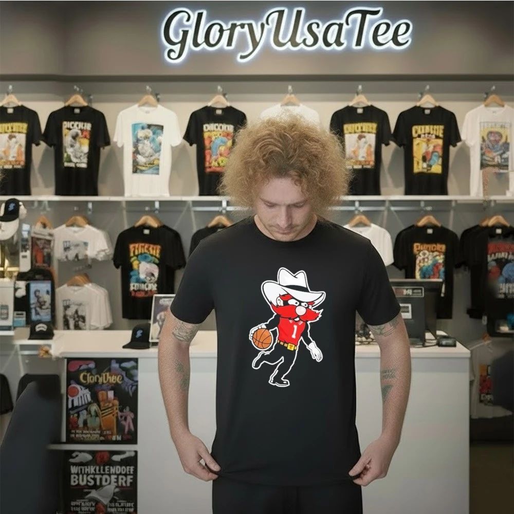 Grant McCasland Wears Raider Red Mascots Shirt