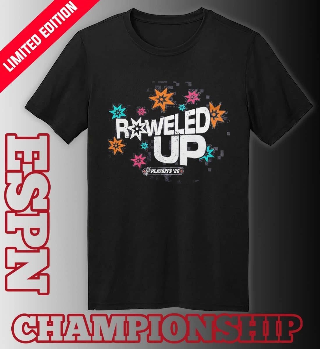 San Antonio Spurs Roweled up Playoffs 2026 Round 1 Shirt
